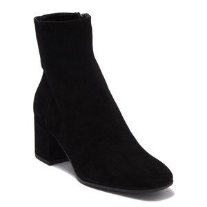 $550 Aquatalia Charlee Weatherproof Dress Bootie Black BLOCK SQUARE 10 (ME28)